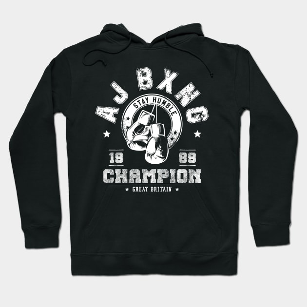 Anthony Joshua Boxing Hoodie by CulturedVisuals